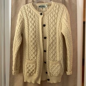 Aran Crafts 100% Irish wool sweater made in Ireland